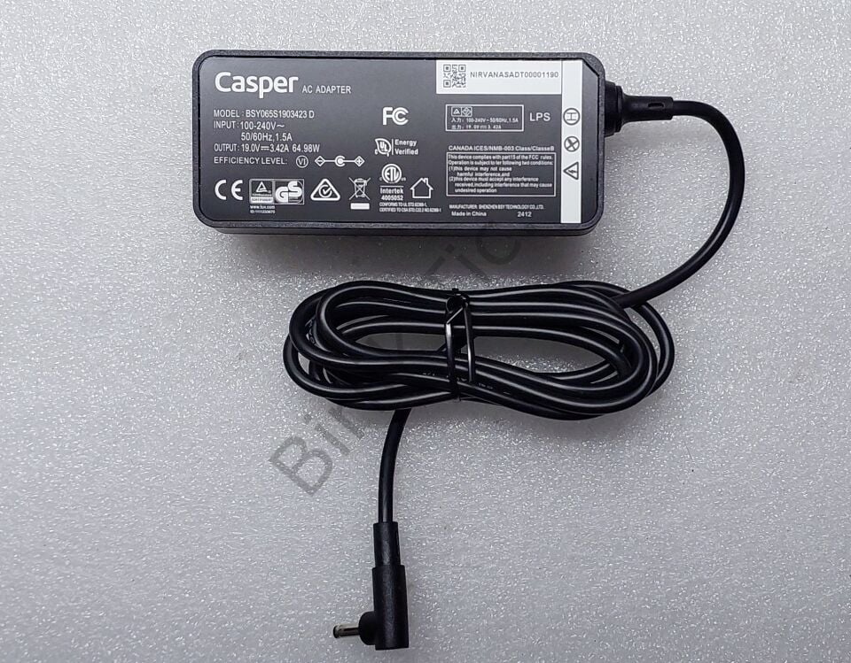 Casper S100 Adaptör 19V 3.42A 65W ORJİNAL