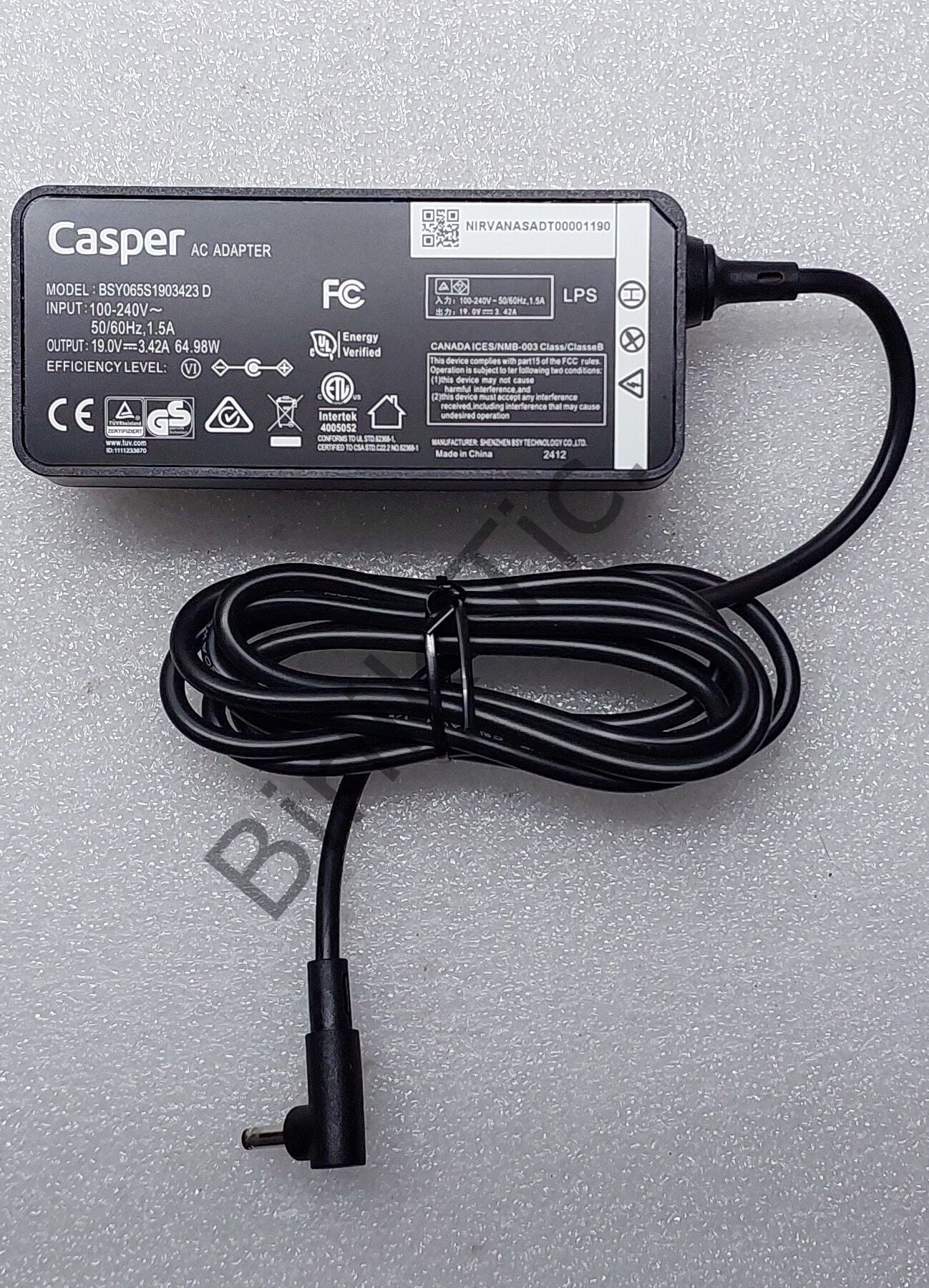 Casper S200 Adaptör 19V 3.42A 65W ORJİNAL