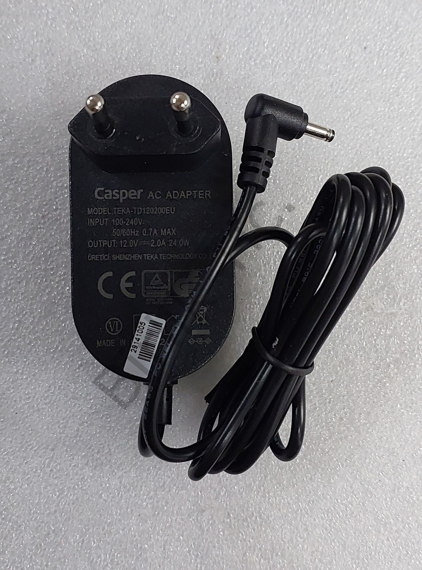 Casper C370 Adaptör 12V 2.0A 24W Orijinal