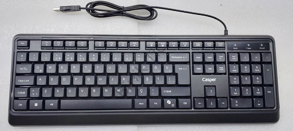 Casper Klavye MultiMedia Q K331U Kablolu USB