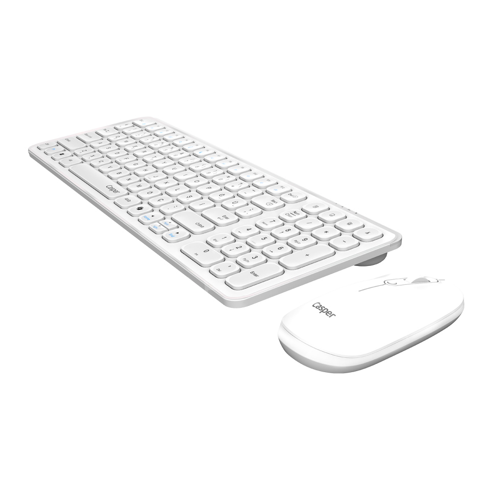 Casper Klavye Mouse Set Kablosuz MultiMedia Q D300 Beyaz