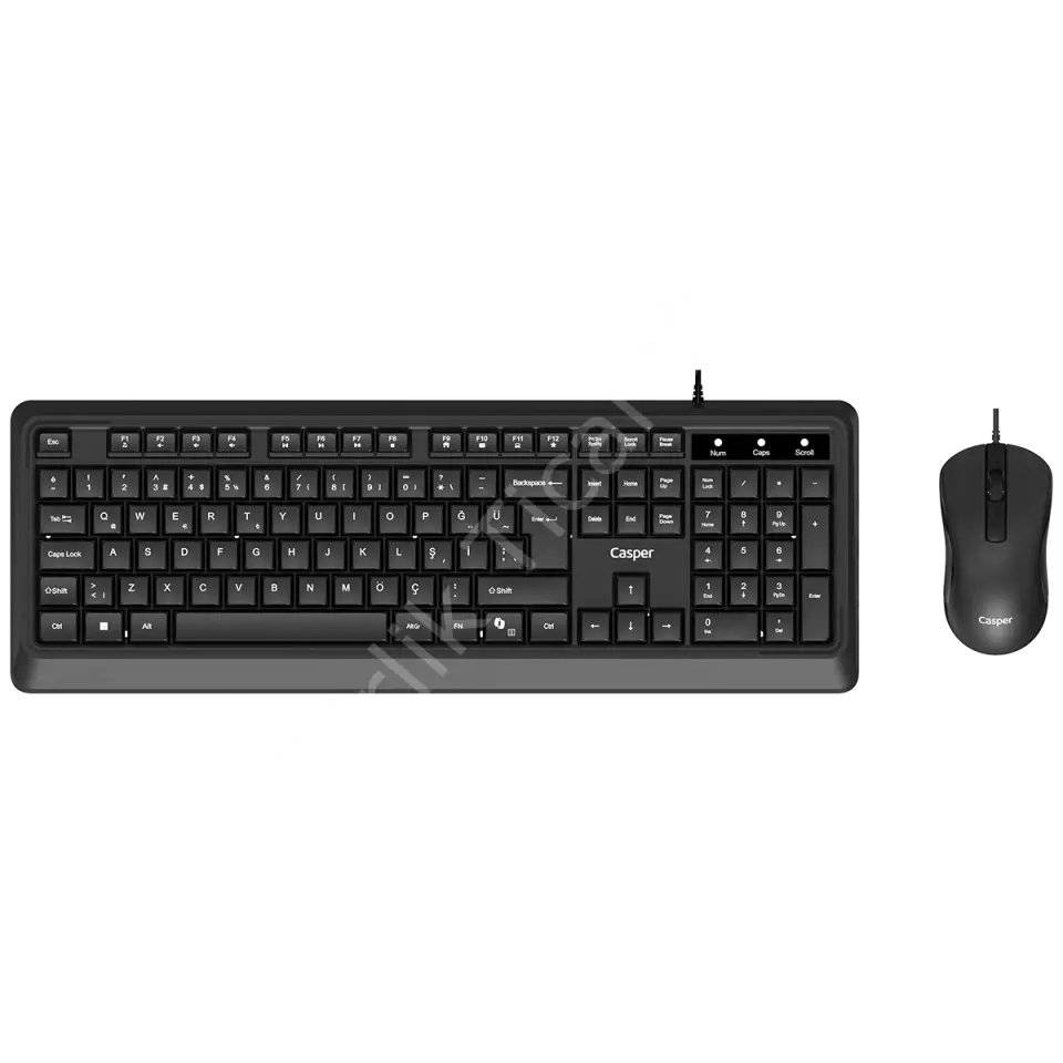 Casper Klavye Mouse Set MultiMedia Q K331U Kablolu USB(Kopya)