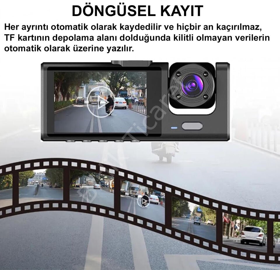 ARAÇ KAMERASI 1080p Wifi