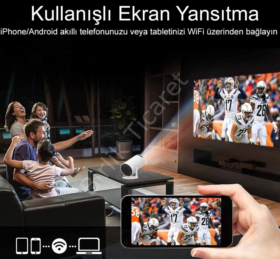 PROJEKSİYON CİHAZI 1280x720 Piksel HD 1800 Lümen HDMI