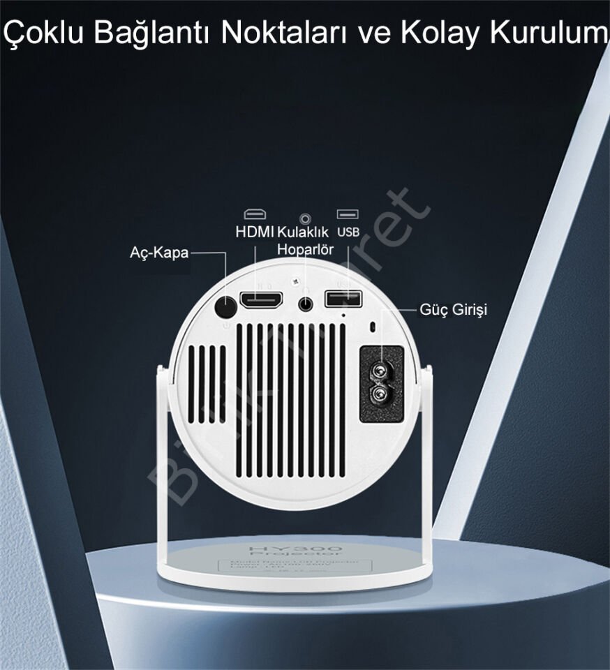 PROJEKSİYON CİHAZI 1280x720 Piksel HD 1800 Lümen HDMI