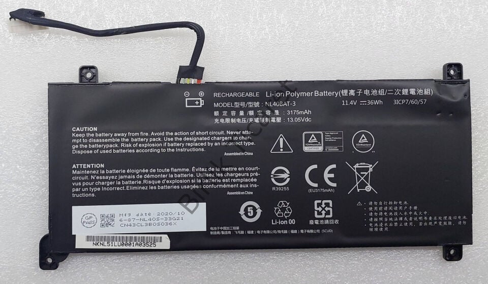 Casper X400 Batarya NL40BAT-3 3175mAH/13.05Vdc ORJİNAL