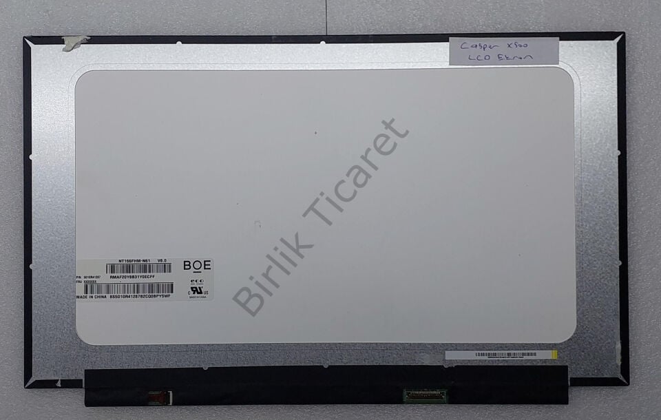 Casper X500 LCD Ekran NT156FHM-N61 Servis Çıkması