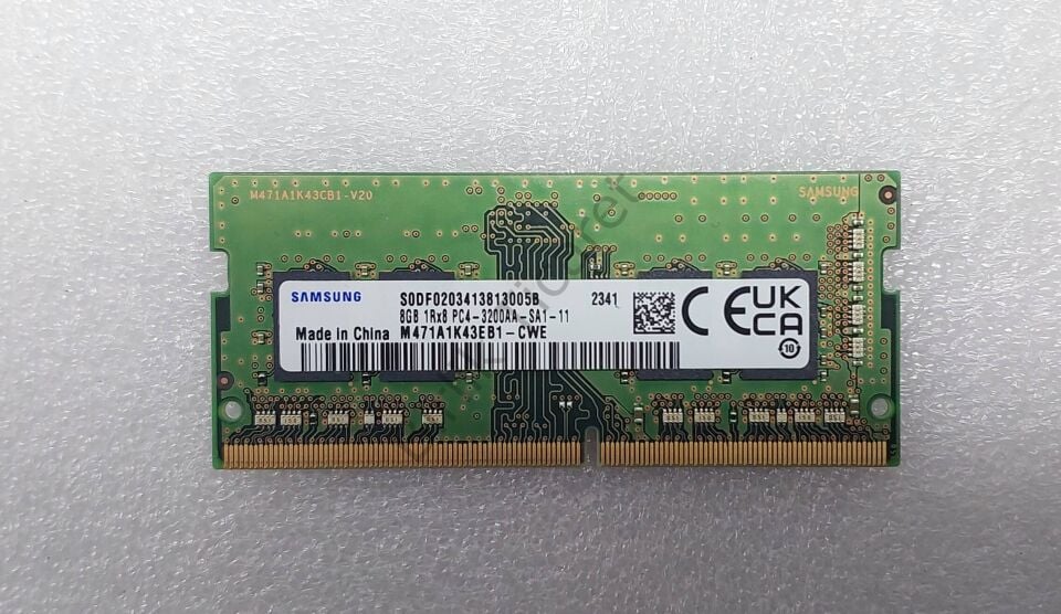 Samsung 8 GB DDR4 3200 MHZ PC4-3200AA-SA1-11 Notebook Bellek