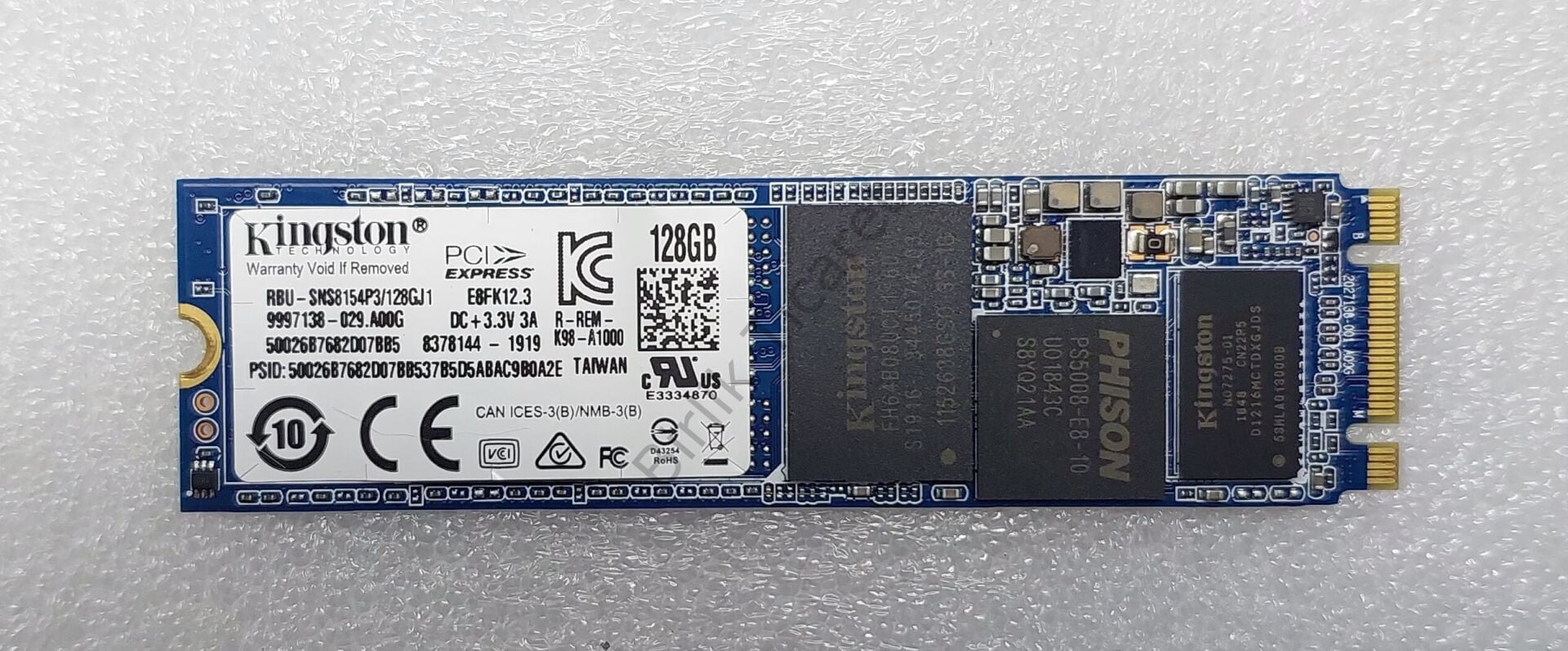 Kingston 128 GB M.2 SSD SNS8154P3/128GJ1 PCI-Express 3.0 M2 SATA