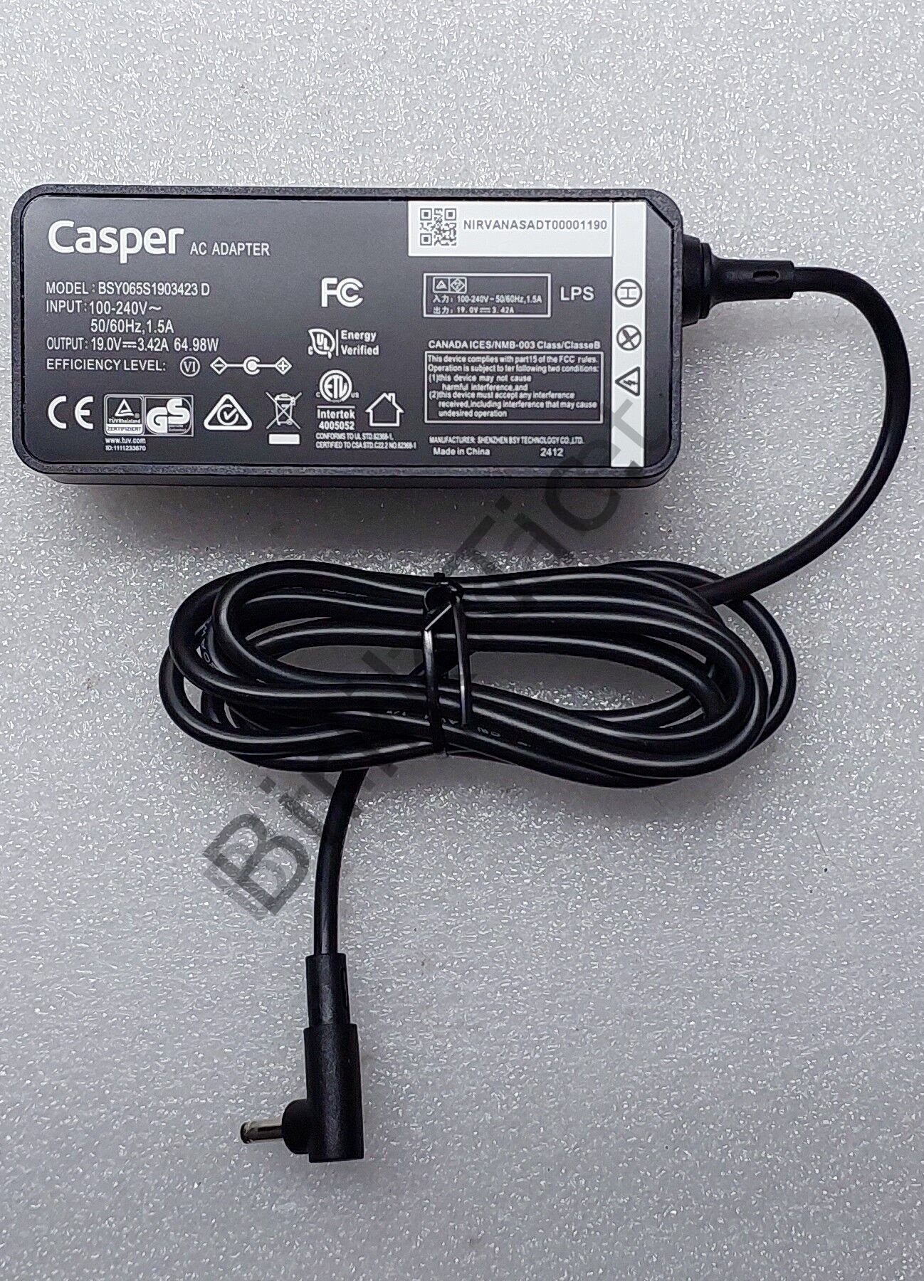 Casper S100 Adaptör 19V 3.42A 65W ORJİNAL