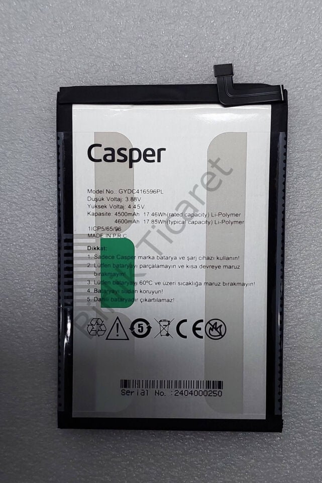 Casper X30 Batarya Orjinal GYDC416596PL