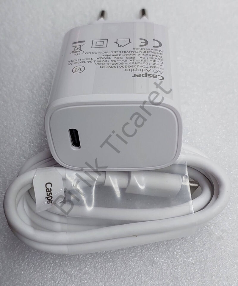Casper Telefon Şarj Cihazı Orijinal Type C 33W Süper Hızlı