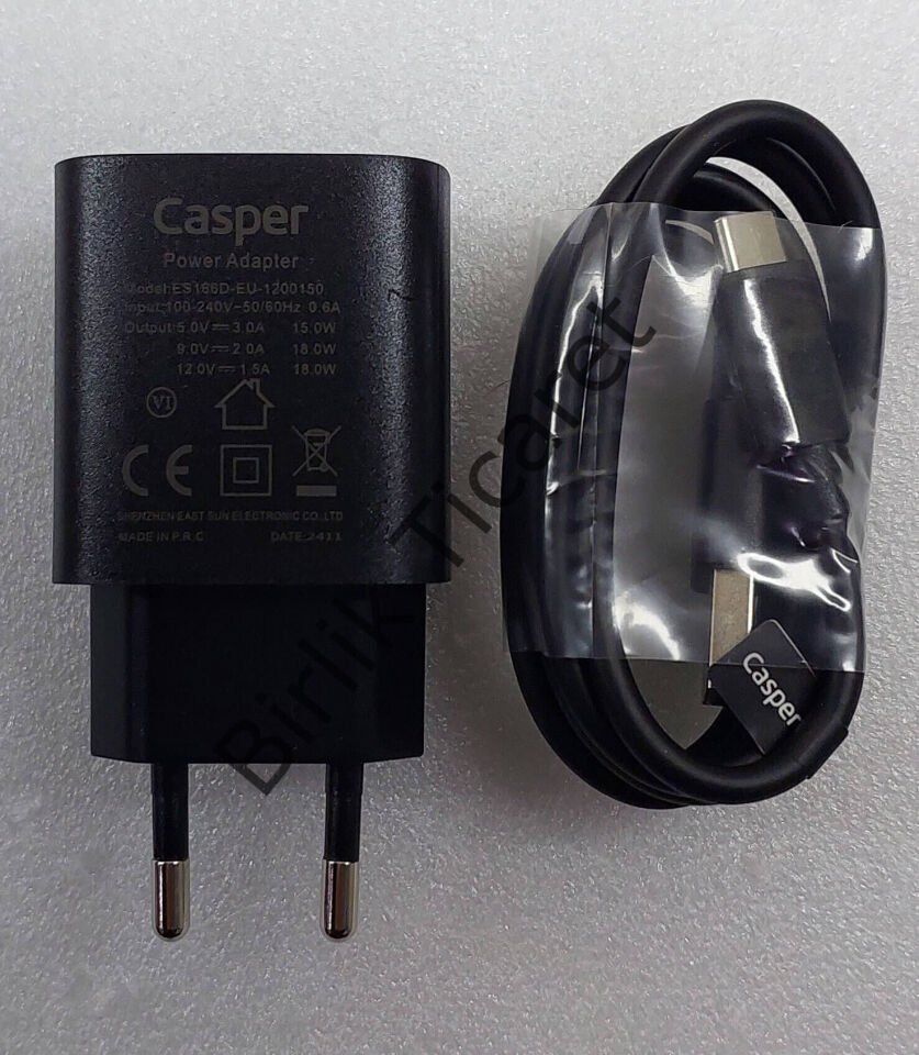 Casper L30 - S30 Tablet Şarj Cihazı Orijinal Type C Hızlı Şarj