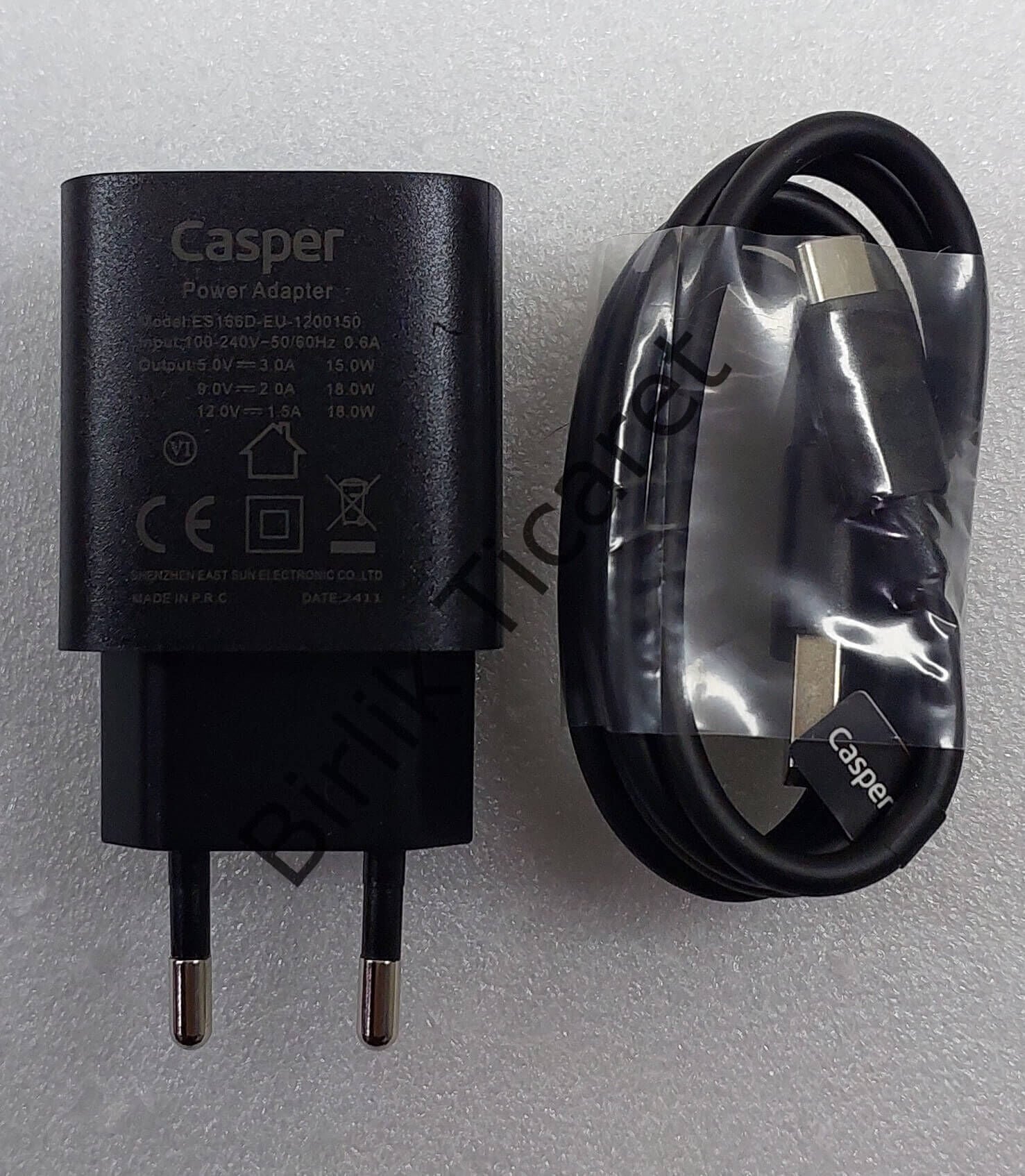 Casper PAD H10 Tablet Şarj Cihazı Orijinal Type C Hızlı Şarj