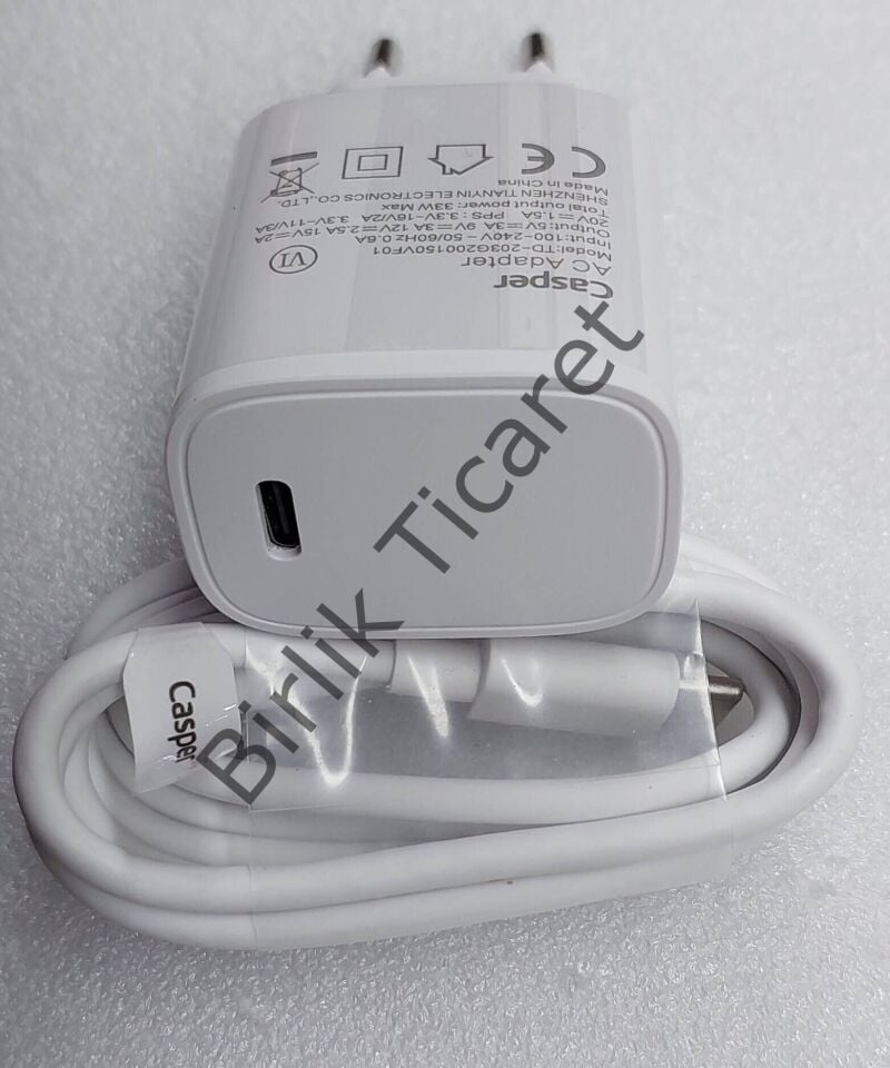 Casper X45 Adaptör Orijinal Type C 33W Süper Hızlı