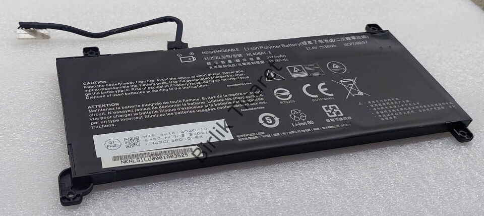 Casper X500 Batarya NL40BAT-3 3175mAH/13.05Vdc SERVİS ÇIKMASI