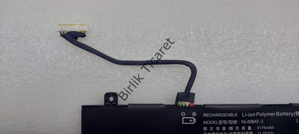 Casper X500 Batarya NL40BAT-3 3175mAH/13.05Vdc SERVİS ÇIKMASI