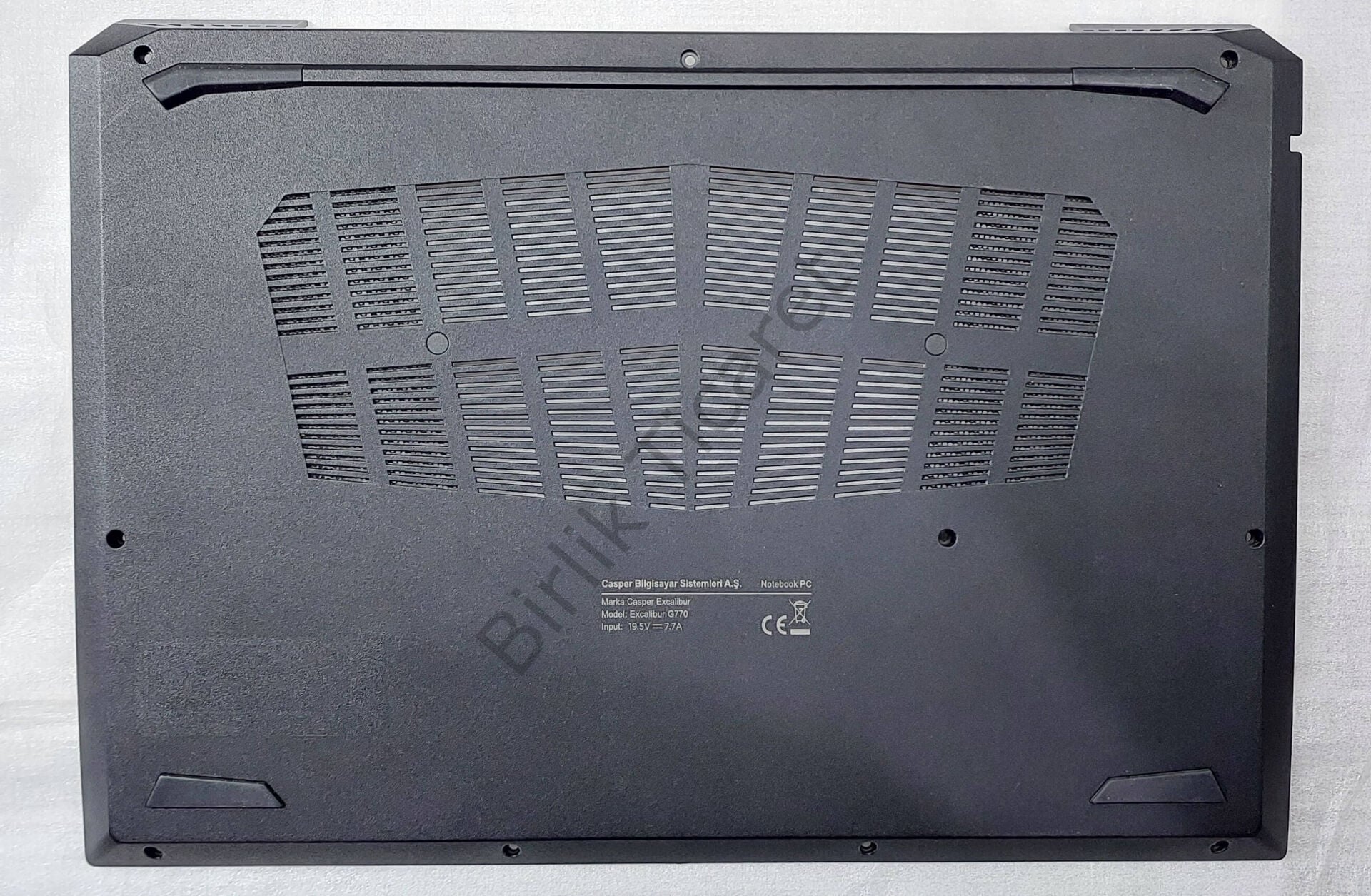 Excalibur G770 Alt kasa ORJİNAL Servis Çıkması