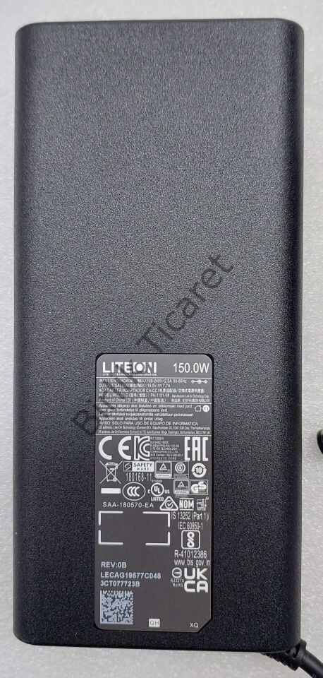 Excalibur G650 G670 G850 G770 Şarj Cihazı Adaptör ORJİNAL 19.5V 7.70A 150W Ref.
